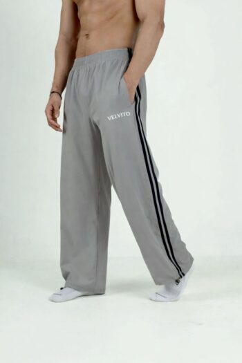 Flagship Straight Fit Trackpant – Light Grey