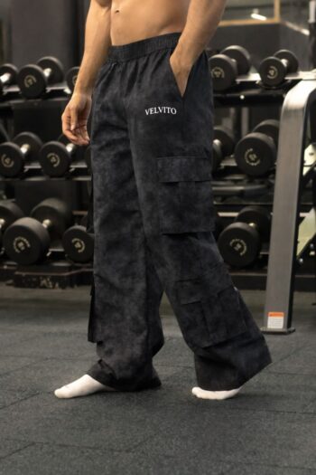 Warrior Oversized Fit Cargos – Black