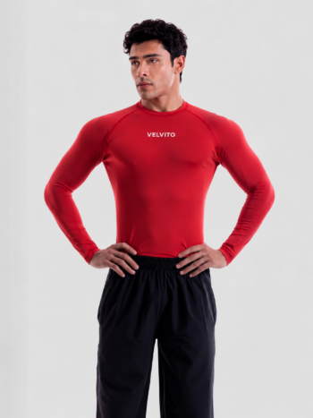 Compression Full Sleeves T-shirt Red