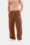 Day Night Straight Fit Joggers Brown