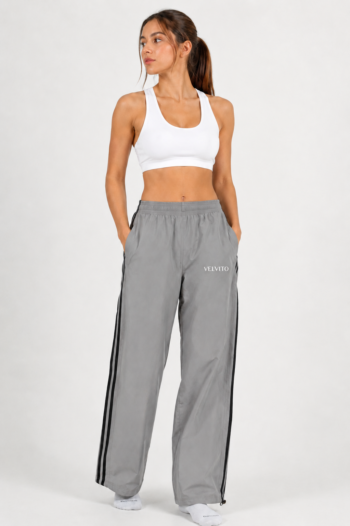 Flagship Straight Fit Trackpants Grey [ Women's ]