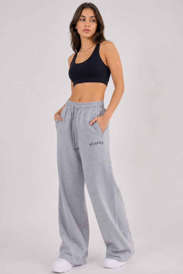 Day Night Straight Fit Joggers Grey [ Women's ]