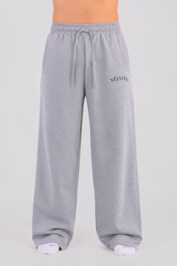 Velvito - Day Night Straight Fit Joggers Grey Melange