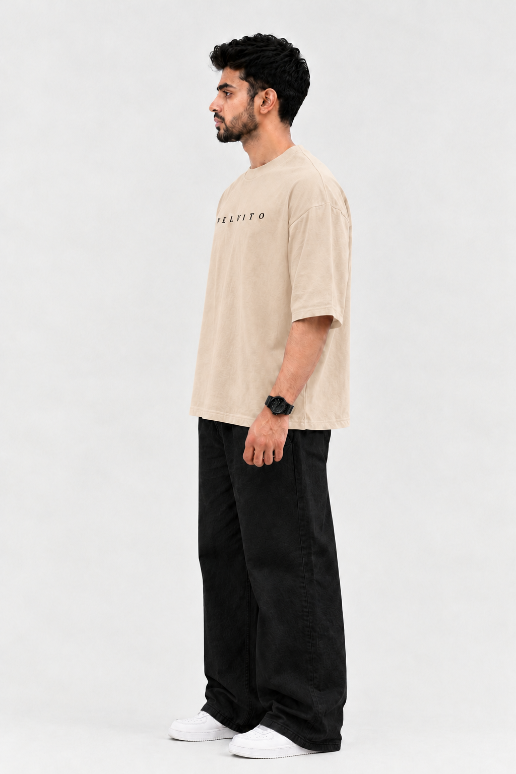 Minimalist Profile Fashion Portrait