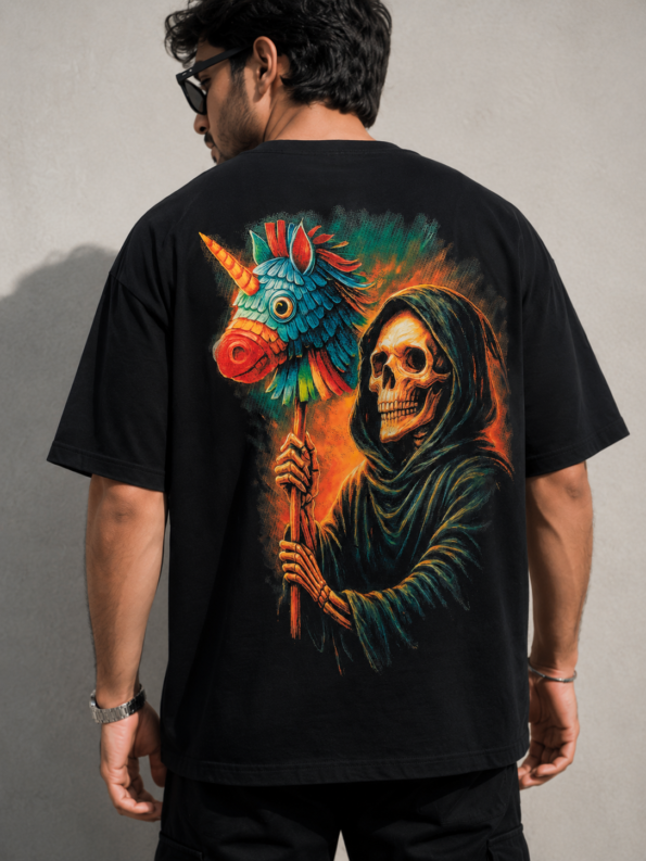 Grim Unicorn Oversized T-Shirt