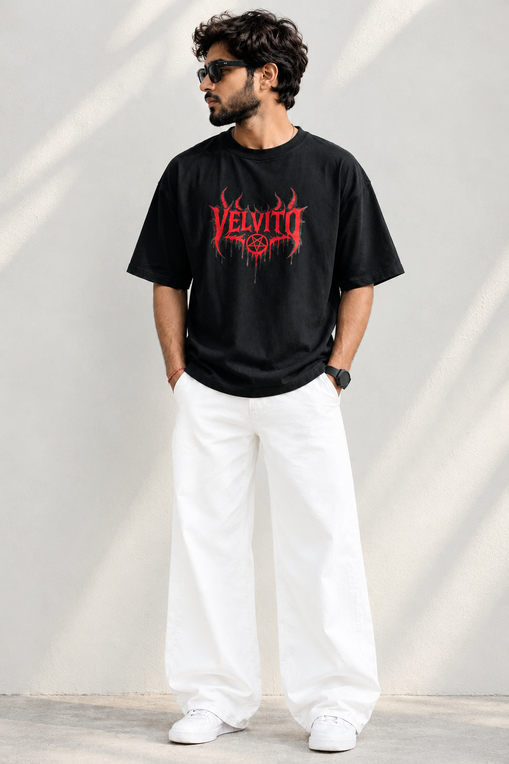 Edgy Velvito Streetwear Portrait